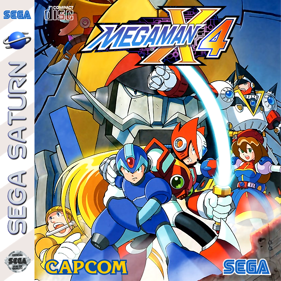 Mega Man X4 - Fanart - Box - Front