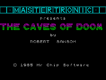 Caves of Doom - Screenshot - Game Title Image