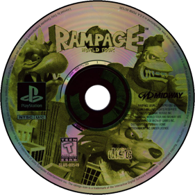 Rampage World Tour - Disc Image