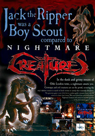 Nightmare Creatures - Advertisement Flyer - Front