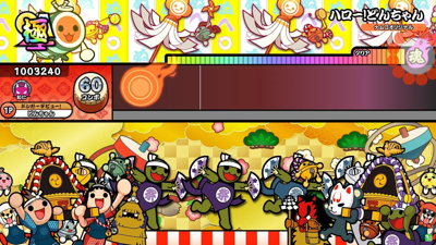 Taiko no Tatsujin: Nijiiro Version - Screenshot - Gameplay