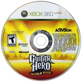 Guitar Hero: World Tour - Disc