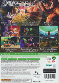 Dragon Ball Z: Battle of Z - Box - Back