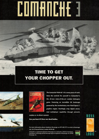 Comanche 3 - Advertisement Flyer - Front