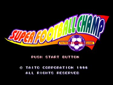 Super Football Champ - Screenshot - Game Title