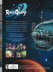 Rogue Galaxy - Advertisement Flyer - Front