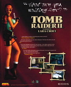Tomb Raider II - Advertisement Flyer - Front