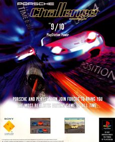 Porsche Challenge - Advertisement Flyer - Front