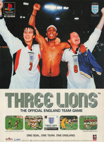 Three Lions - Advertisement Flyer - Front