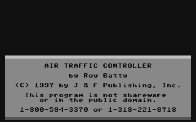 ATC: Air Traffic Controller - Screenshot - Game Title