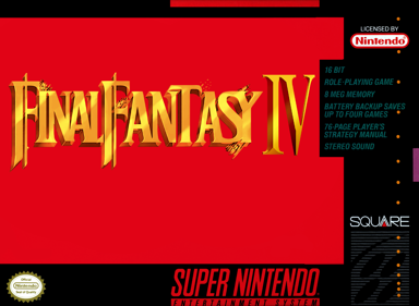 Final Fantasy II - Fanart - Box - Front