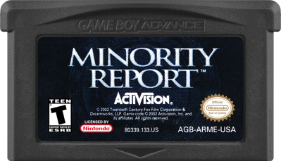 Minority Report: Everybody Runs - Cart - Front Image