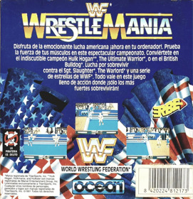 WWF WrestleMania - Box - Back