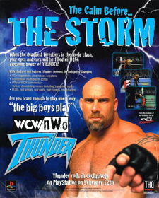 WCW/NWO Thunder - Advertisement Flyer - Front