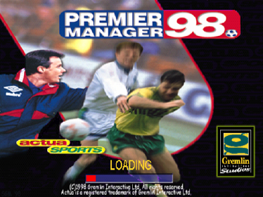 Premier Manager 98 - Screenshot - Game Title
