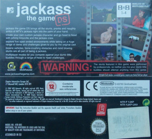 Jackass: The Game - Box - Back