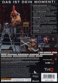 WWE SmackDown vs. Raw 2011 - Box - Back