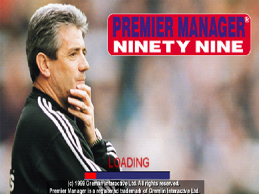 Premier Manager Ninety Nine - Screenshot - Game Title
