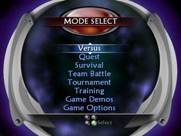 Tao Feng: Fist of the Lotus - Screenshot - Game Select Image
