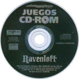 Ravenloft: Stone Prophet - Disc