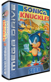 Sonic & Knuckles / Sonic the Hedgehog 3 - Box - 3D