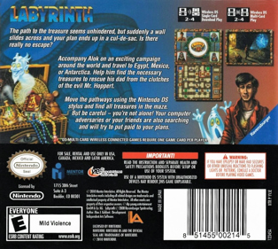 thinkSMART Games: Labyrinth - Box - Back