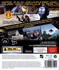 G.I. Joe: The Rise of Cobra - Box - Back