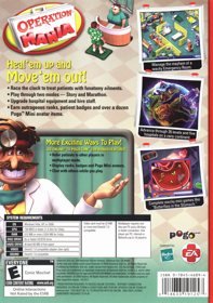 Operation Mania - Box - Back