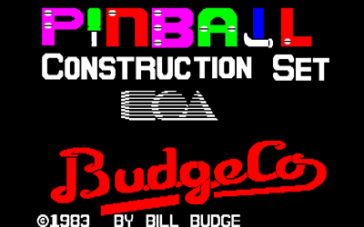 Pinball Construction Set - Screenshot - Game Title