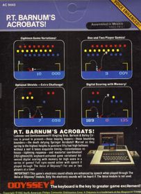 P.T. Barnum's Acrobats! - Box - Back