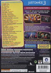 Just Dance 3 - Box - Back
