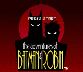 The Adventures of Batman & Robin - Screenshot - Game Title Image