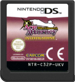 Ace Attorney Investigations: Miles Edgeworth - Cart - Front Image