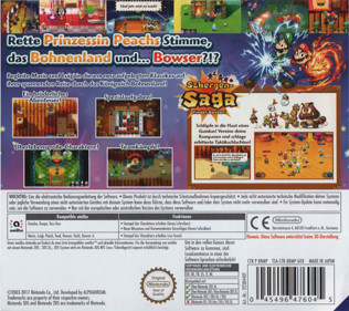Mario & Luigi: Superstar Saga + Bowser's Minions - Box - Back