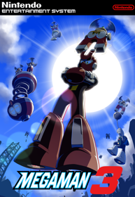 Mega Man 3 - Fanart - Box - Front
