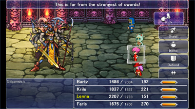 Final Fantasy V (2015) - Screenshot - Gameplay Image