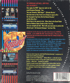WWF European Rampage Tour - Box - Back