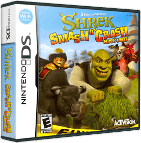 Shrek: Smash n' Crash Racing - Box - 3D Image