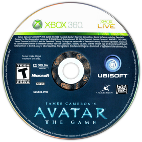 James Cameron's Avatar: The Game - Disc Image