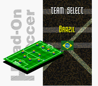 Head-On Soccer - Screenshot - Game Select