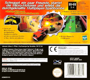Micro Machines V4 - Box - Back