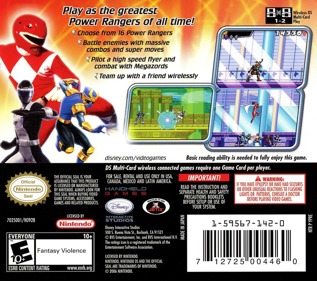 Power Rangers: Super Legends - Box - Back