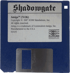 Shadowgate - Disc Image