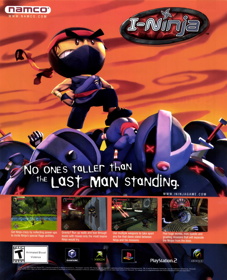 I-Ninja - Advertisement Flyer - Front