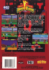 Mighty Morphin Power Rangers - Box - Back