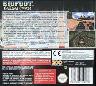 Bigfoot: Collision Course - Box - Back