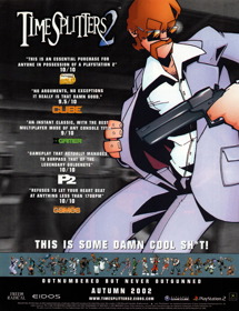 TimeSplitters 2 - Advertisement Flyer - Front