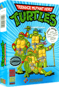 Teenage Mutant Hero Turtles [Mirrorsoft] - Box - 3D
