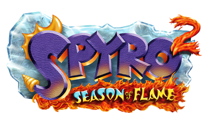 Spyro 2: Season of Flame - Clear Logo Image