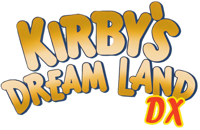 Kirby's Dream Land DX - Clear Logo